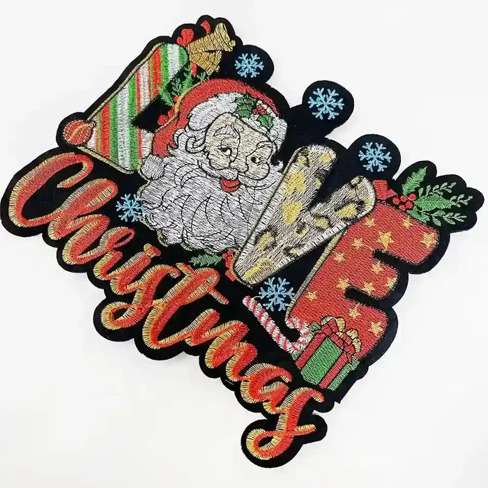 Love Merry Chritsmas Sew Patch