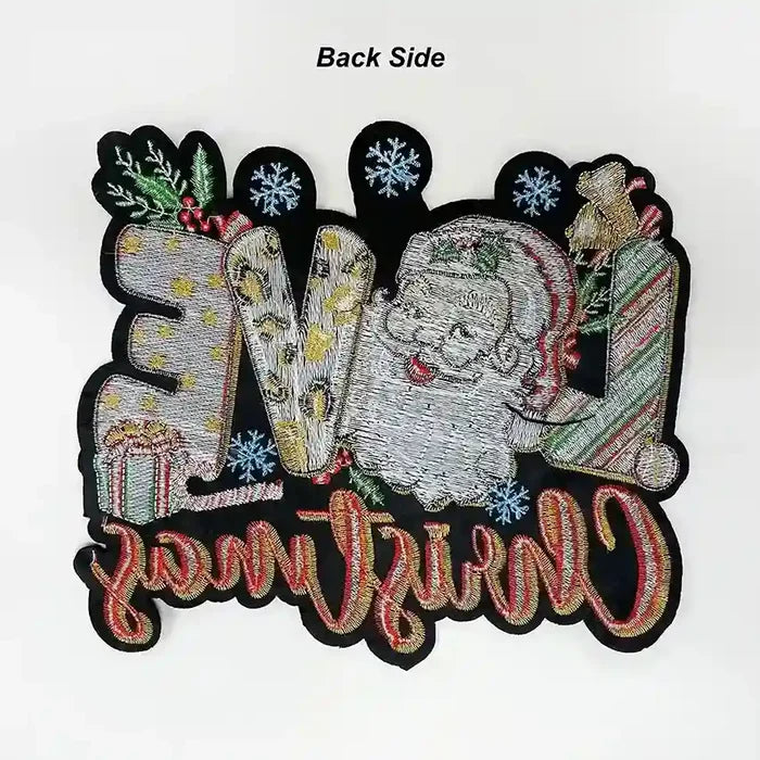 Love Merry Chritsmas Sew Patch