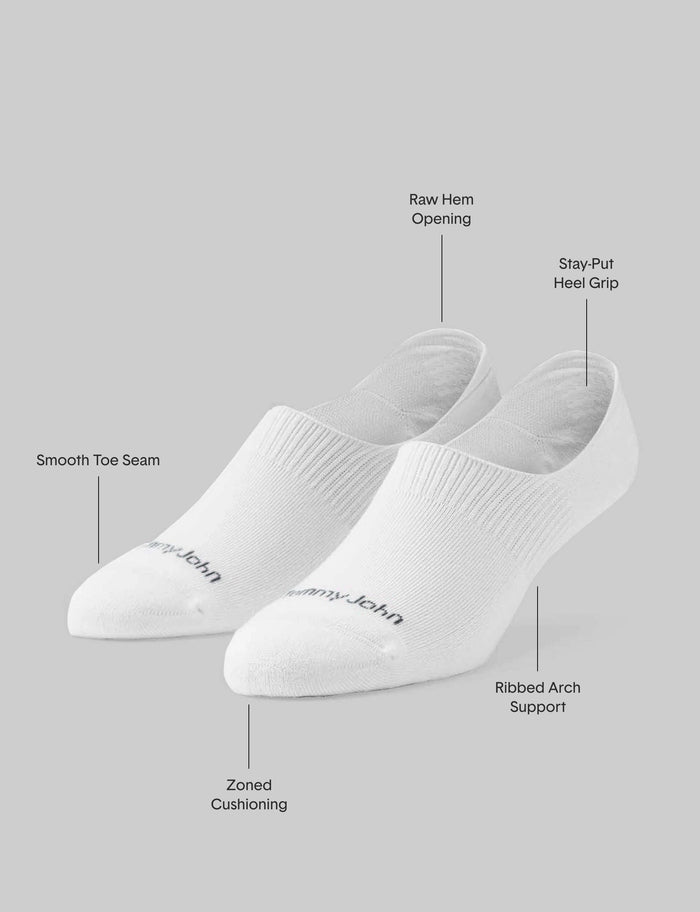 Low Cut Liner Sock (3-Pack)::White
