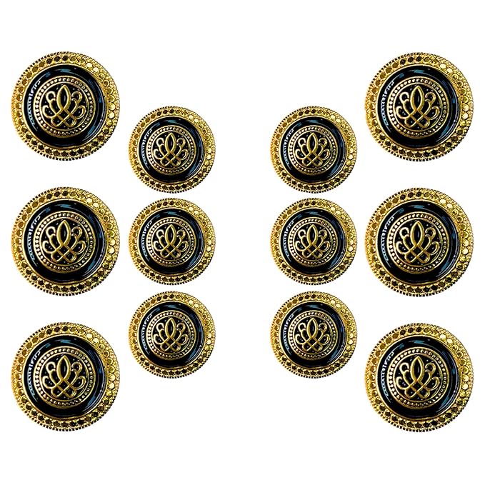 Gold black / 17.5+21.1mm / 6 Big + 6 Small