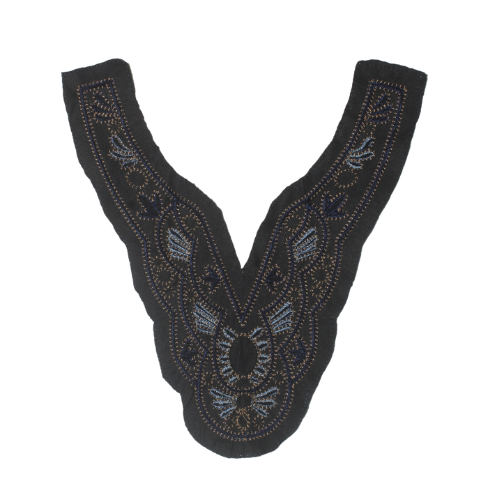 Luxe Patterned Style Yoke Neckline
