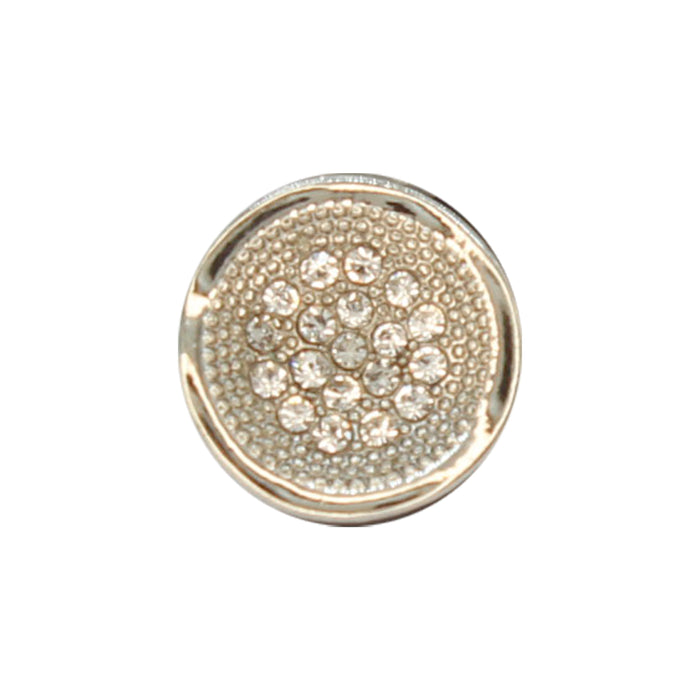 Luxurious Diamond Metal Buttons | 11mm (18L)