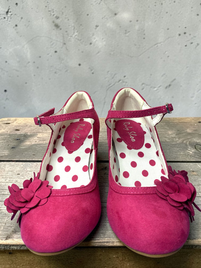 Lynn and Matching Tirana Fuchsia Wide Fit