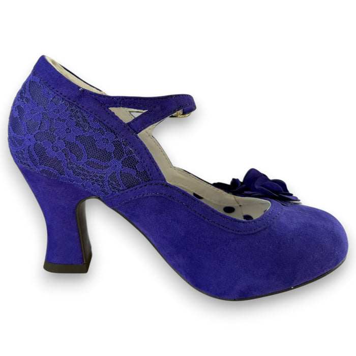 Lynn and Matching Tirana Purple Wide Fit