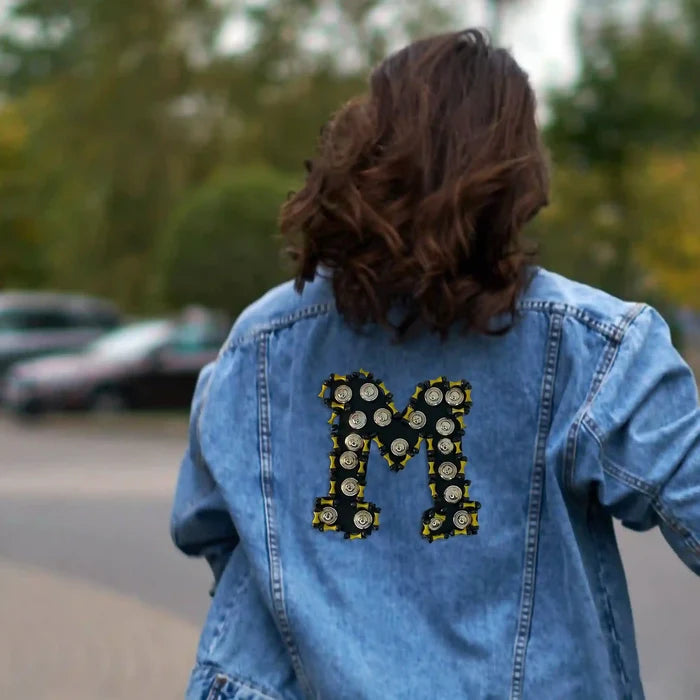 M Letter Patch