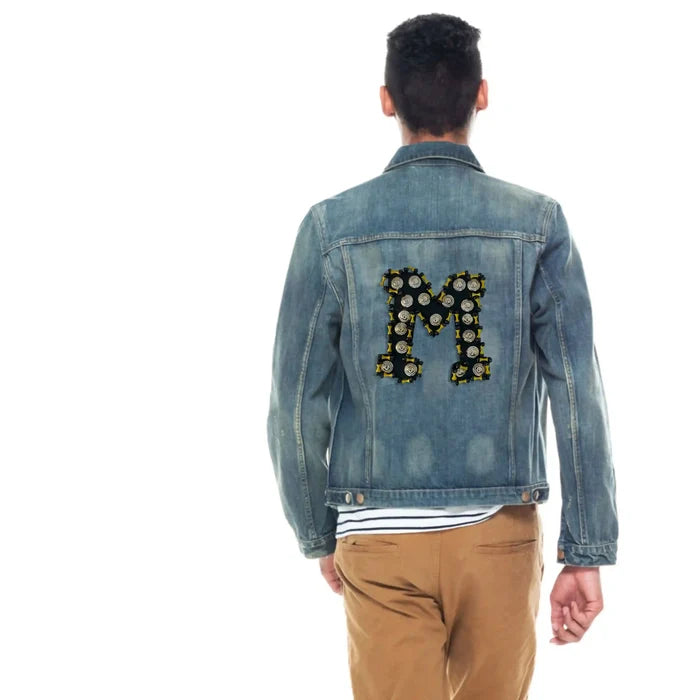 M Letter Patch