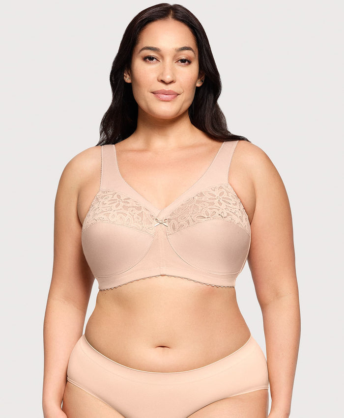 MagicLift Cotton Support Bra Cafe