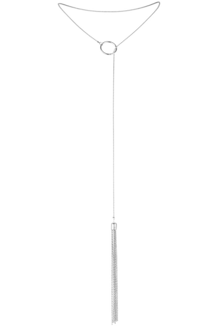 Bijoux Indiscrets Magnifique Tickler Pendant Chain Silver