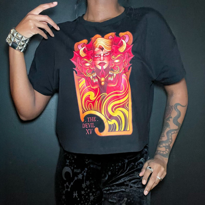Major Arcana Boxy Tee - XV The Devil