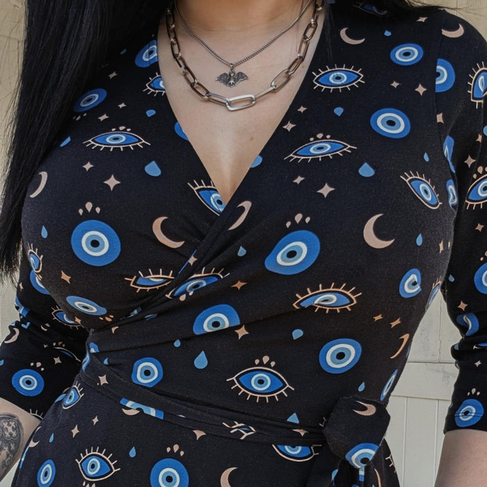 Malocchio Wrap Dress