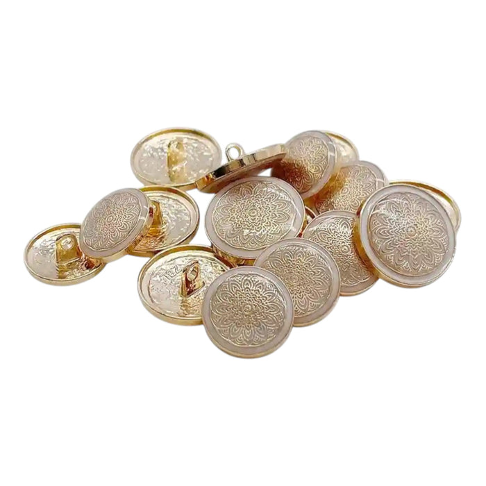 Gold white / 23mm(36L) / 50 Buttons