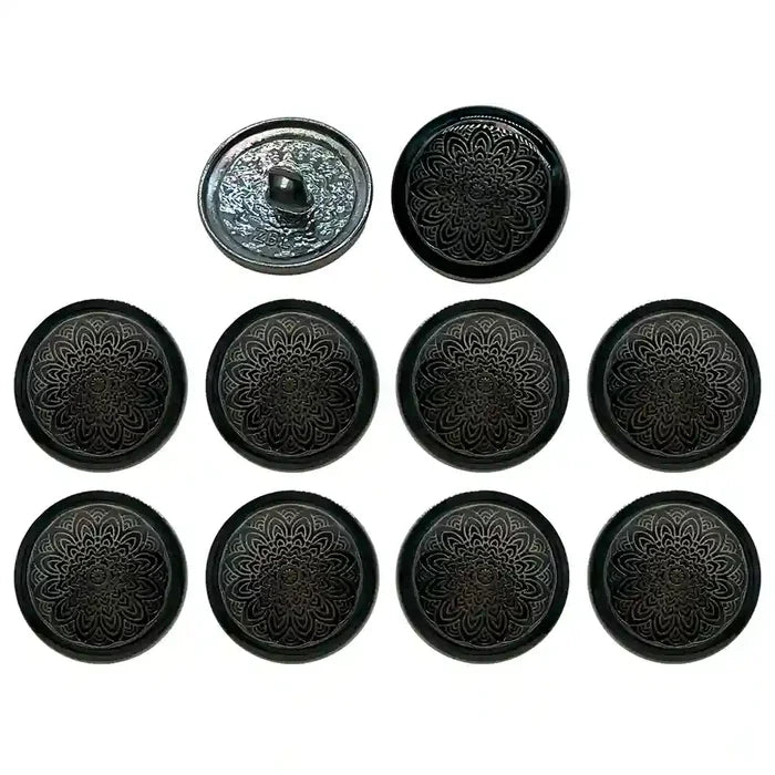 Antique black / 23mm(36L) / 8 Buttons