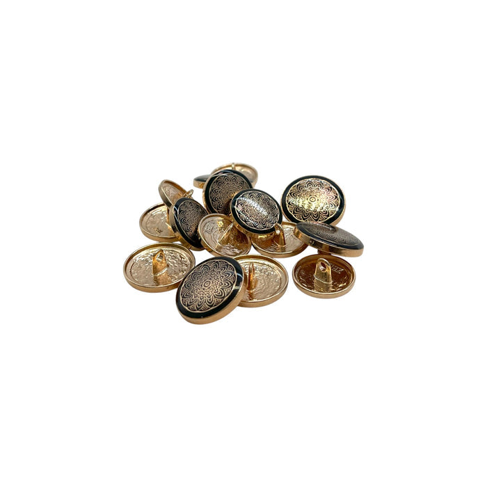 Black gold / 18mm(28L) / 50 Buttons