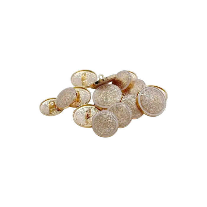 Gold white / 18mm(28L) / 50 Buttons