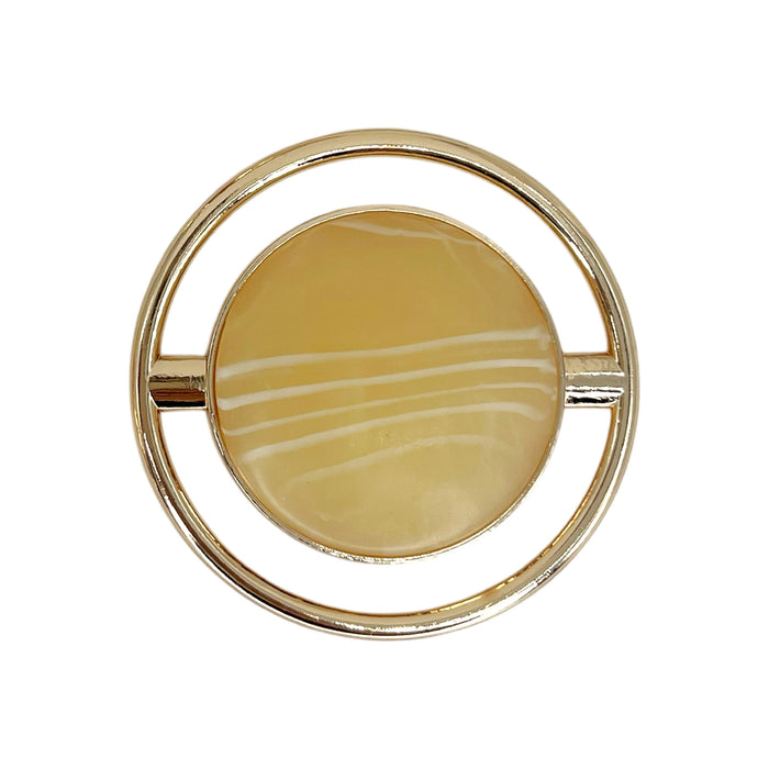 Marble Resin Eclipse Stone Accent Buckle