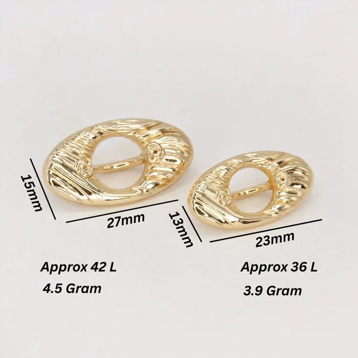 Mariner Style Metal Buttons | 23mm(36L) & 27mm(42L)