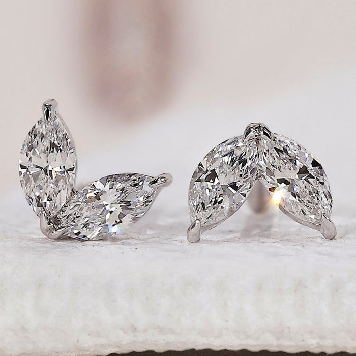 Marquise Diamond Earrings with a stunning design for a timeless look.