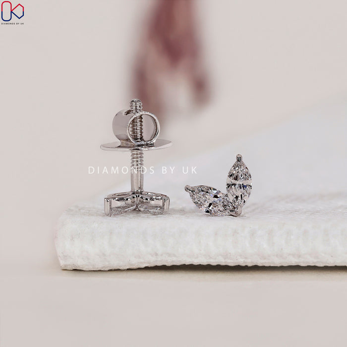 IGI certified earrings ensuring quality and authenticity.