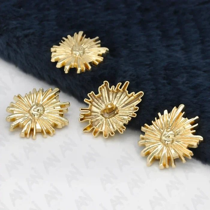 Matte Engraved Metal Buttons | 38mm(60L)