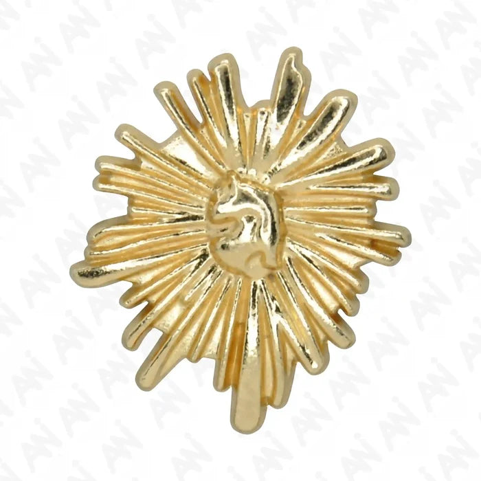 Matte Engraved Metal Buttons | 38mm(60L)