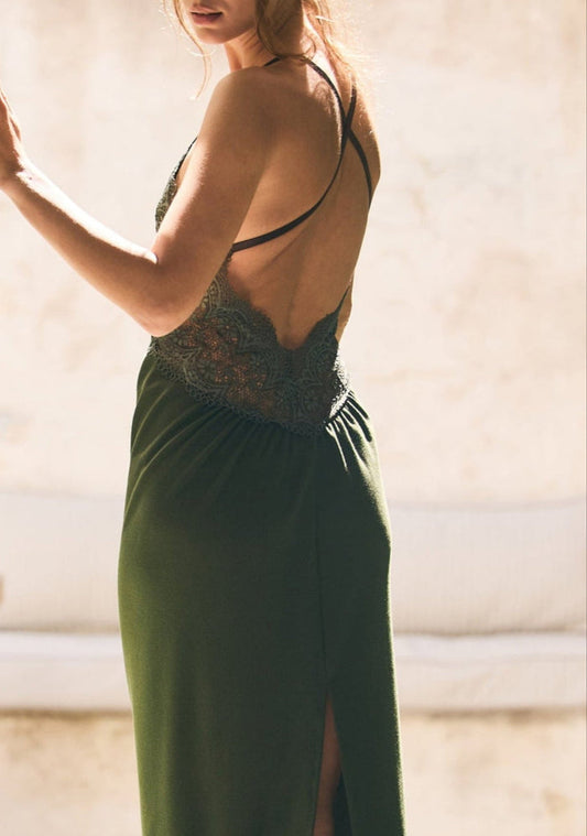 Maxi Full-Length Nightie | Jungle