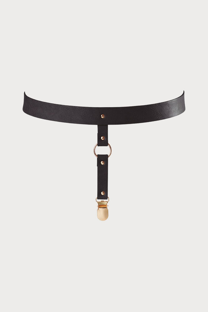 Maze Vegan Leather Lingerie Belt