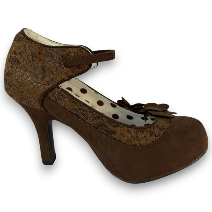 Melinda and Matching Tirana Chocolate Brown WIDE FIT