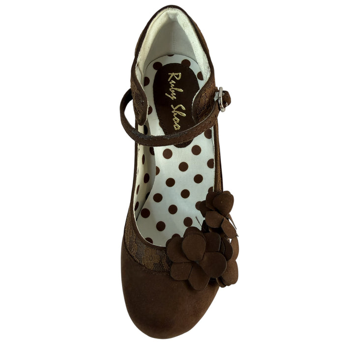 Melinda and Matching Tirana Chocolate Brown WIDE FIT