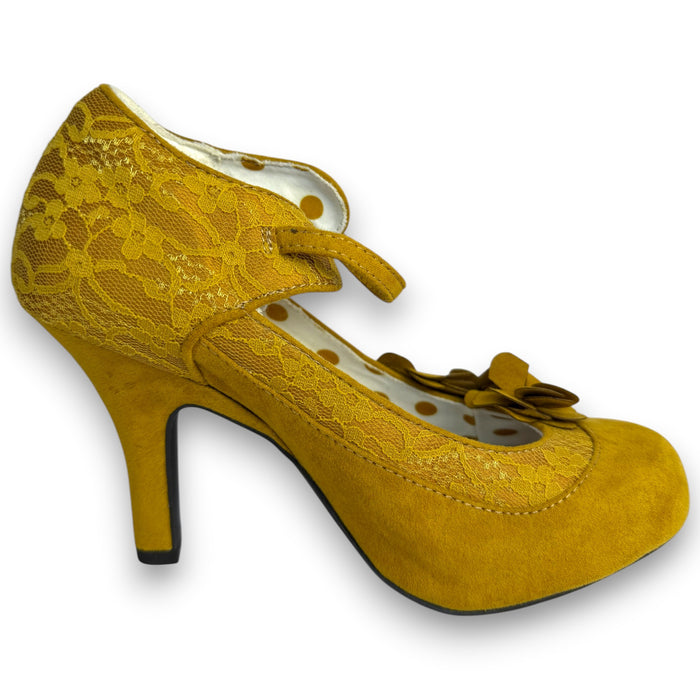 Melinda and Matching Tirana Ochre WIDE FIT