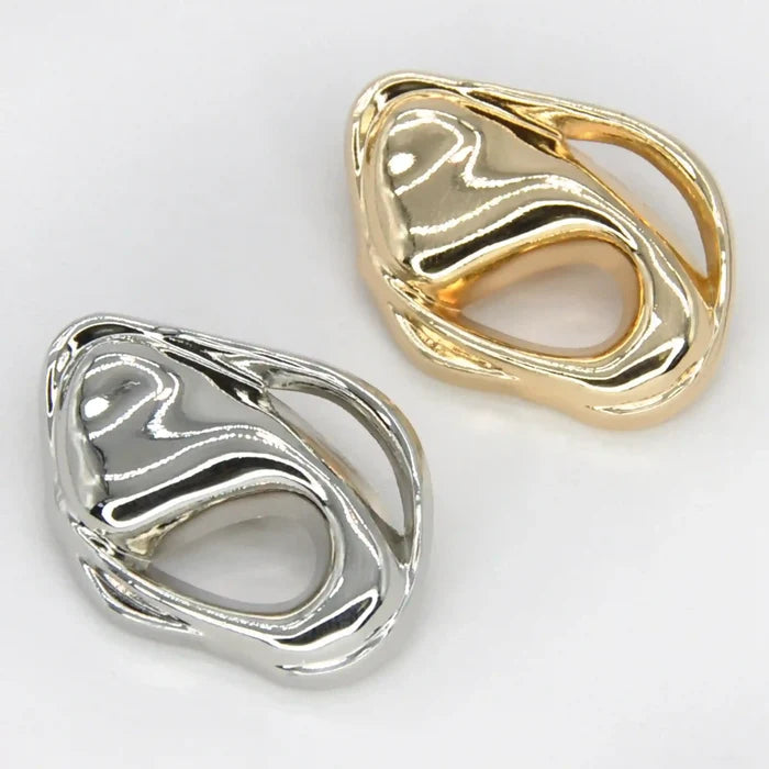 Melted Design Metal Button | 18mm(28L), 23mm(36L) & 28mm(44L)