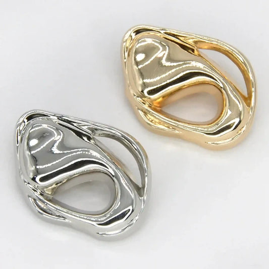 Melted Design Metal Button | 18mm(28L), 23mm(36L) & 28mm(44L)