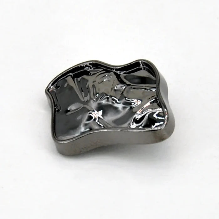 Melted Iron Inspired Shank Metal Button | 25mm(40L)