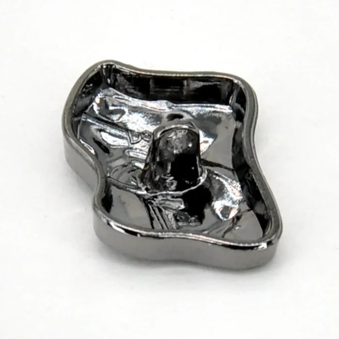 Melted Iron Inspired Shank Metal Button | 25mm(40L)