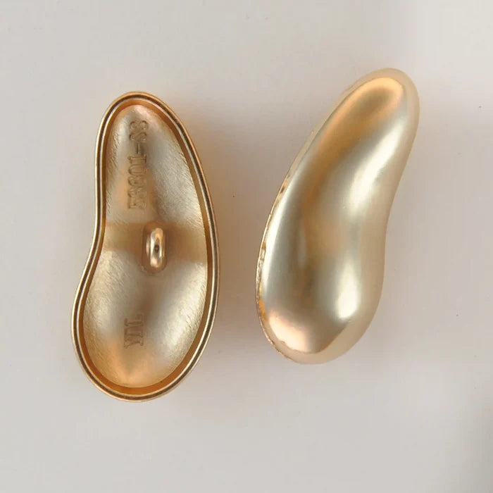 Metallic Bean Metal Button | 33mm(52L)