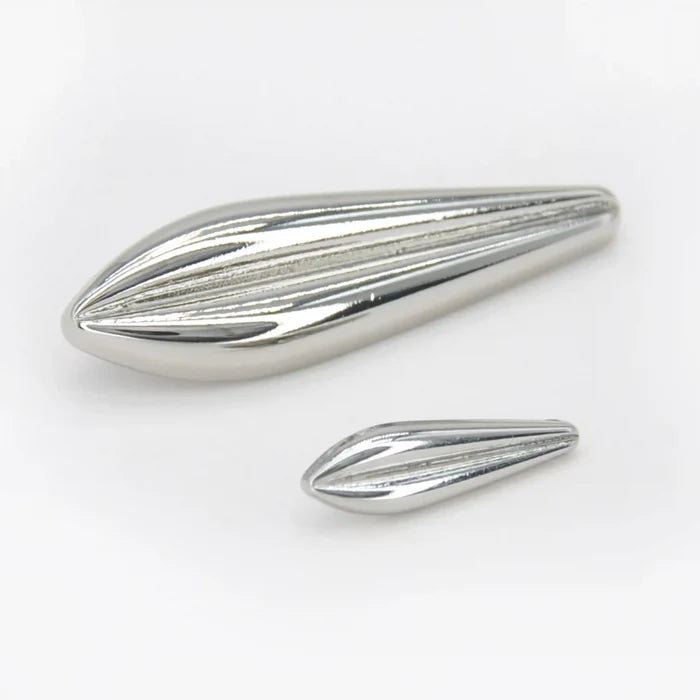 Metallic Teardrop Metal Button | 24mm(38L) & 50mm(79L)