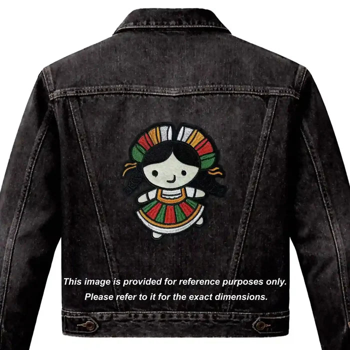 Mexican Lele Rag Doll Hot-Fix Patch