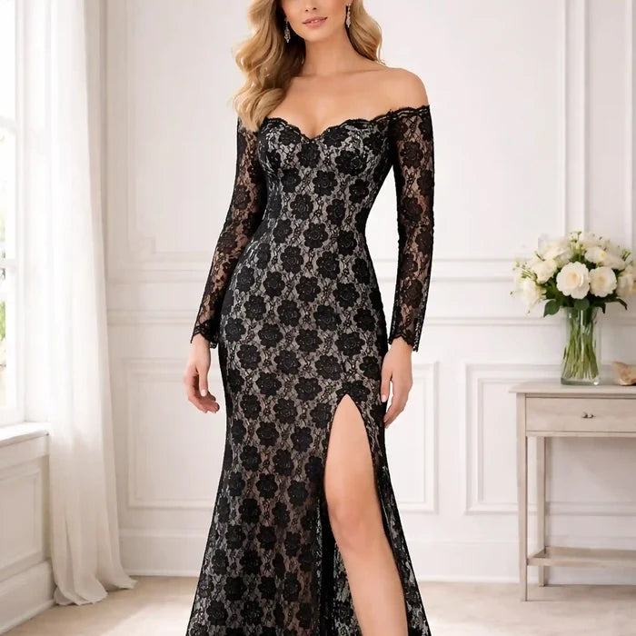 Midnight Black Rose Corded Fabric | 60 inches