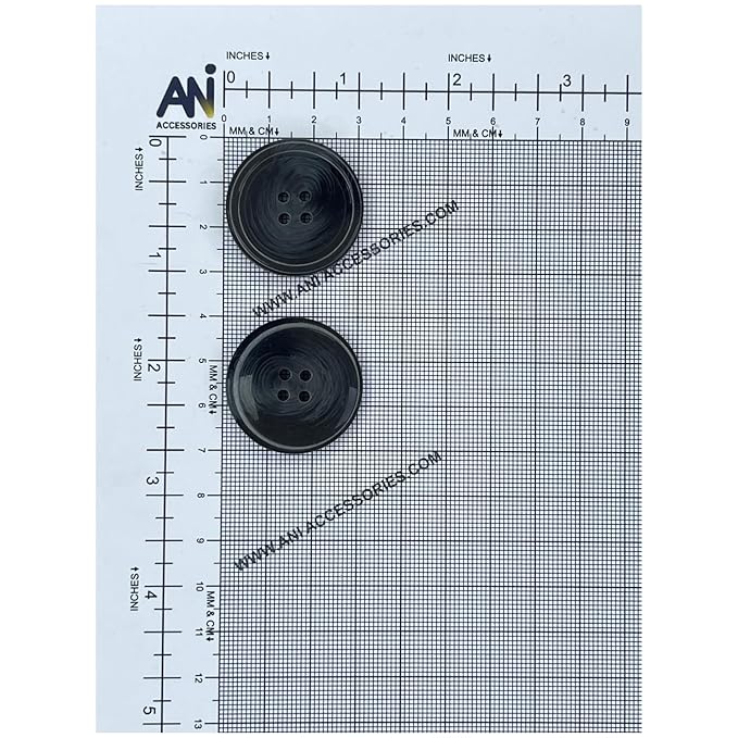 Midnight Marvel Design 4-hole Big size buttons | 28mm(44L)