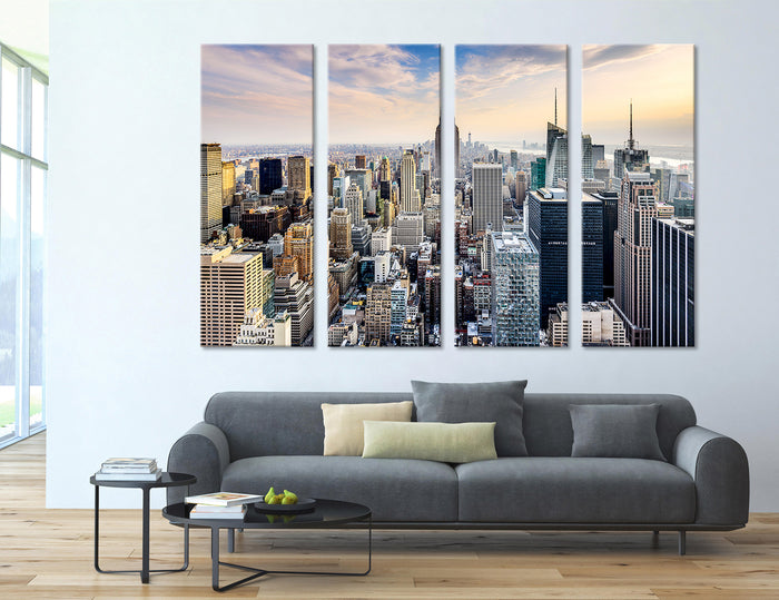 Midtown Manhattan Canvas Print #9222