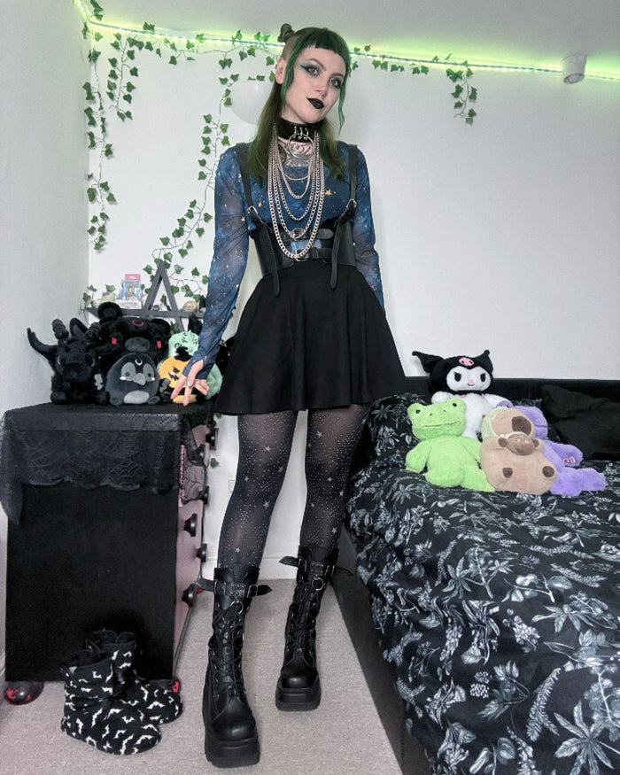 Mini-Flare Skirt - Black