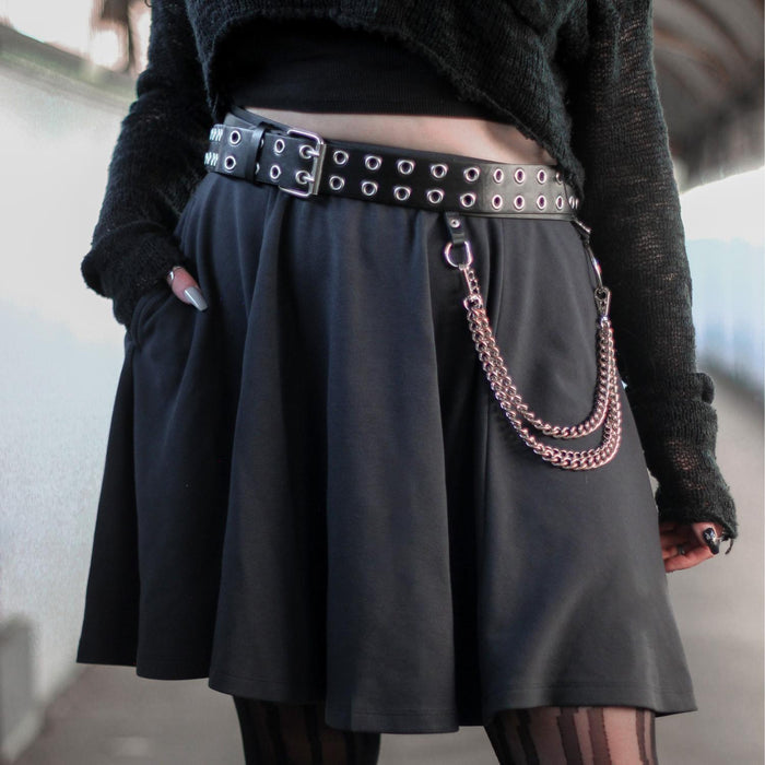 Mini-Flare Skirt - Charcoal