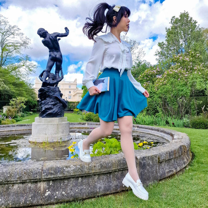 Mini Flare Skirt - Ocean Teal