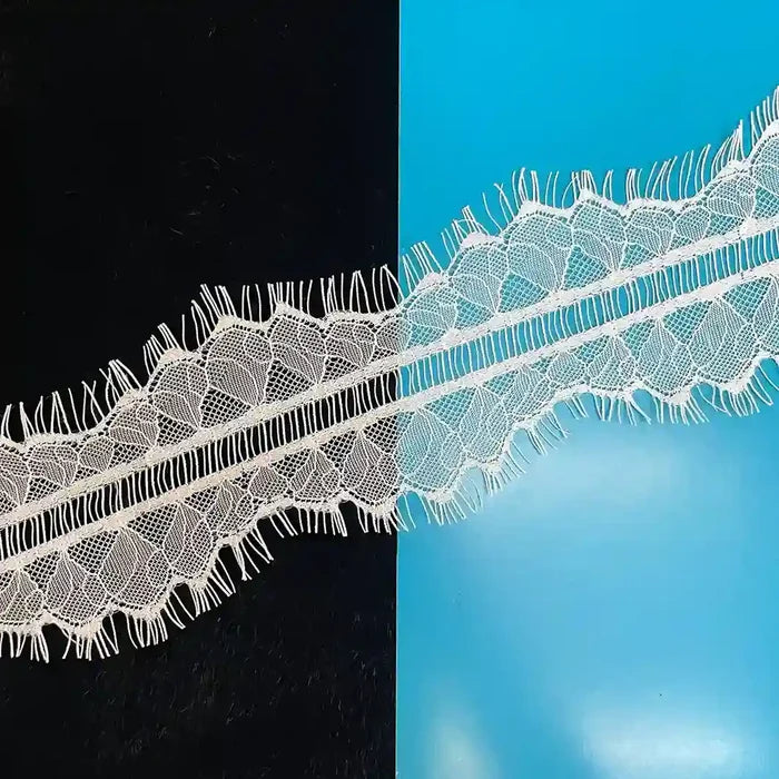 Modern Botanical Mesh Eyelash Edging | SKU-GD-93
