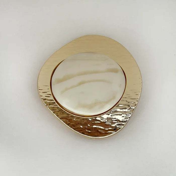 Modern Marbled Pebble Buckle