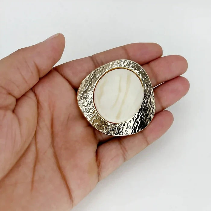 Modern Marbled Pebble Buckle
