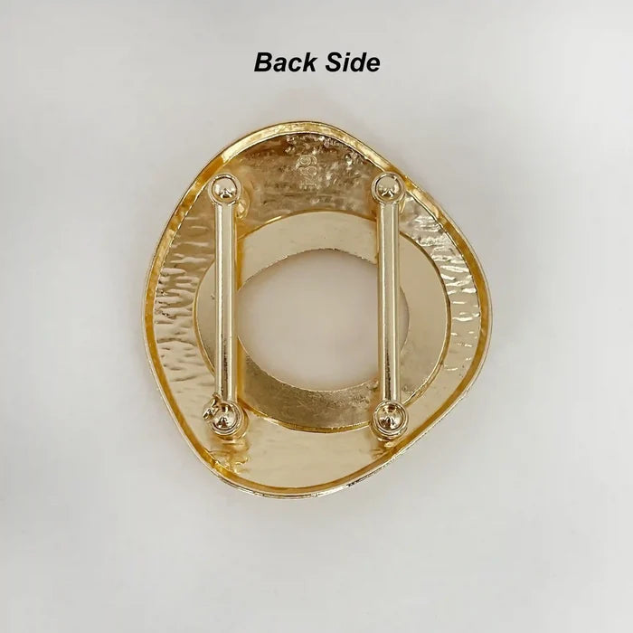 Modern Marbled Pebble Buckle