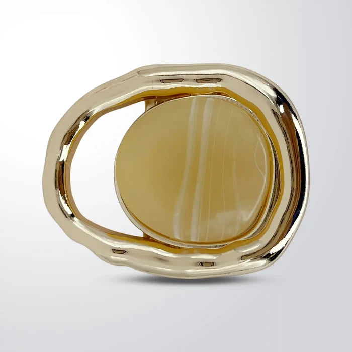 Molten Gold Marbled Buckle