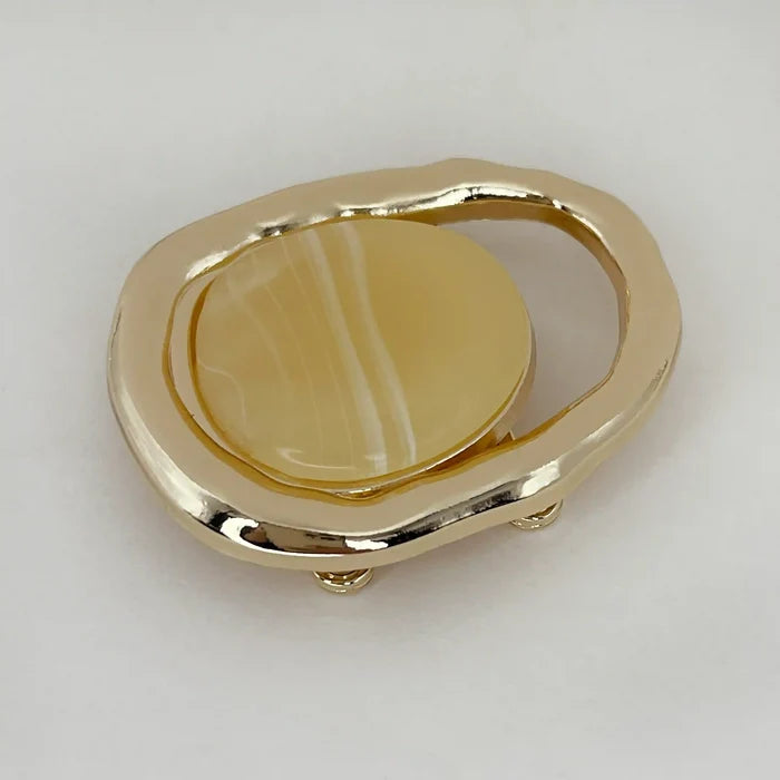 Molten Gold Marbled Buckle