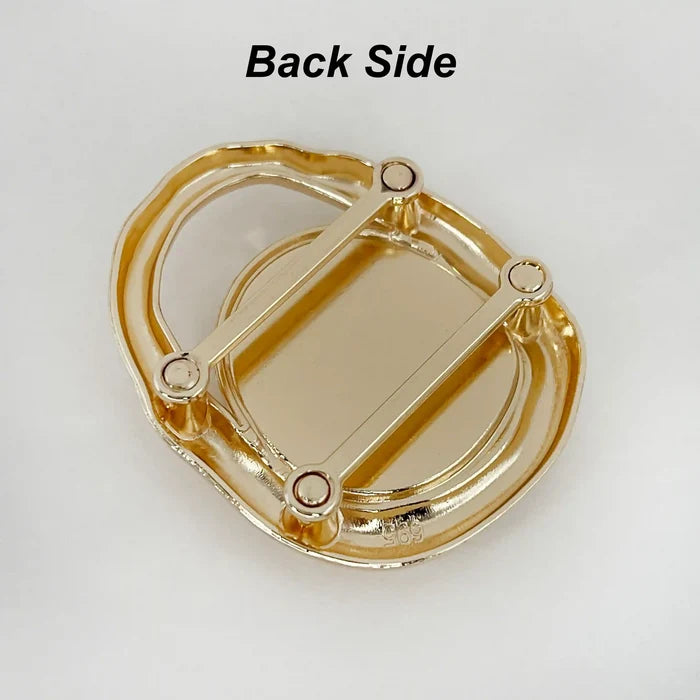 Molten Gold Marbled Buckle