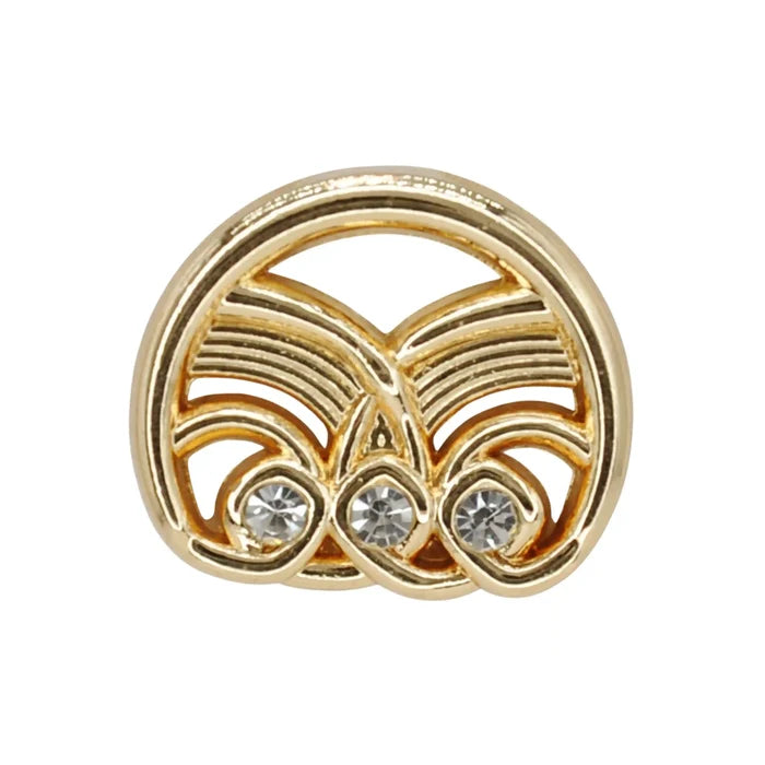 Molten Rhinestone Metal Button | 18mm(28L) & 23mm(36L)